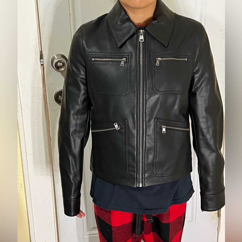 Faux Leather Jacket